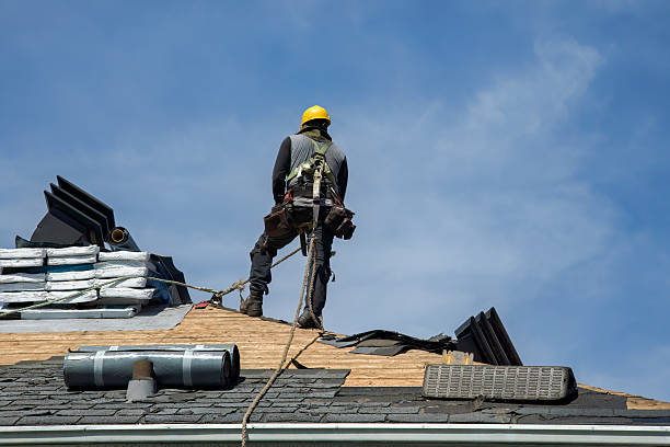 Professional Flat Roof Repair technician working in East Syracuse, NY